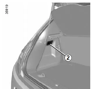Verlichting bagageruimte