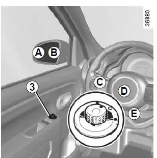 Elektrisch verstelbare buitenspiegels