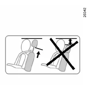 Hoofdsteun terugplaatsen