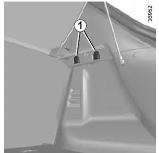 Indeling bagageruimte