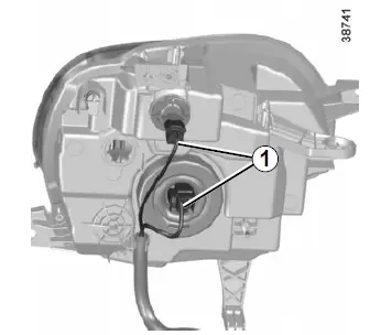 Koplampen: Vervangen van een lamp