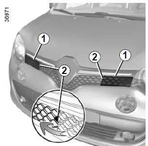Veiligheidshaak van de motorkap
