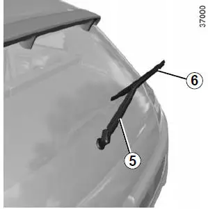 Ruitenwisserblad achter 5