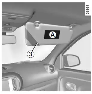 Uitschakelen van de passagiersairbags voorin (voor de auto's die hiermee uitgerust zijn)