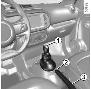 Versnellingshendel/handrem